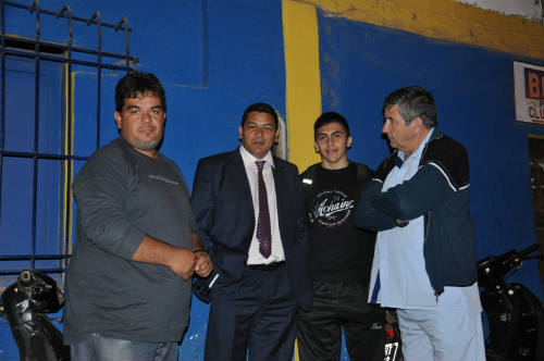 Sotelo visit la escuela de boxeo EsChaco Resistencia Chaco