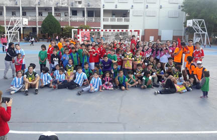 El minihandball colmo el colegio Don Bosco EsChaco