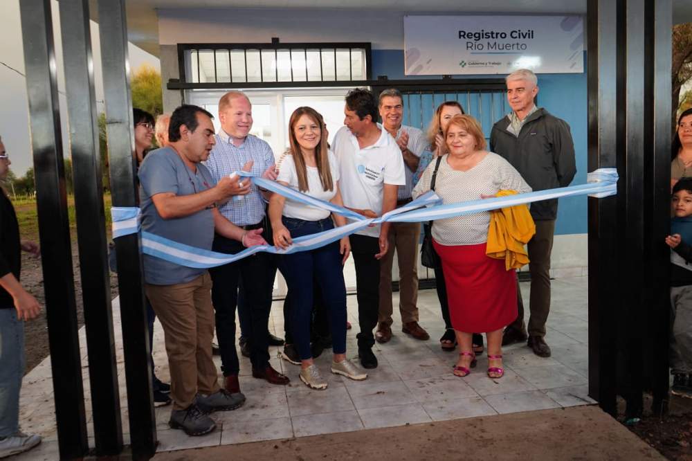 Inauguraron Registro Civil y remodelaci n de plaza central de R o