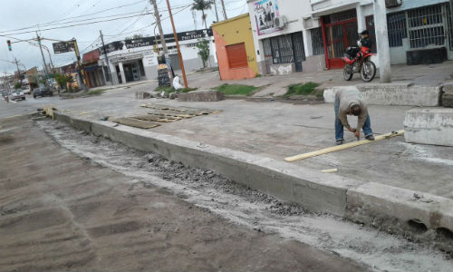 El municipio realiz trabajos en avenida Alvear EsChaco