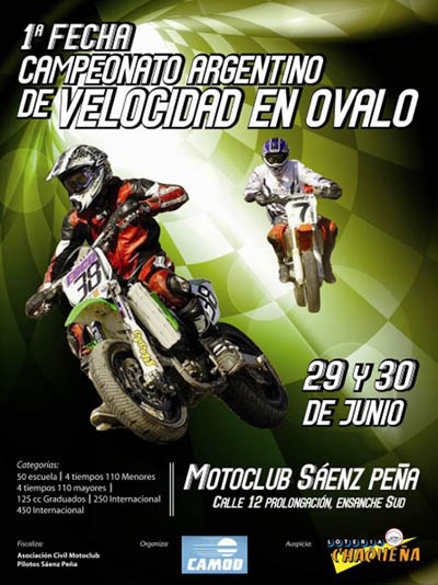 Motociclismo Campeonato Argentino de Velocidad en valo llega a