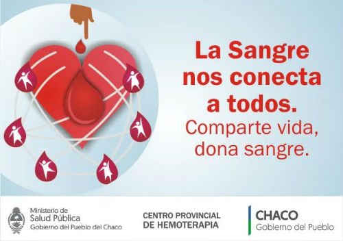 Instan a la comunidad a acercarse a donar sangre EsChaco