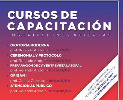 Cursos de Capacitaci n en el Centro Cultural Nordeste EsChaco