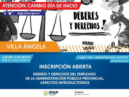 IPAP realizar un curso deberes y derechos del empleado p blico