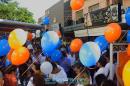 Suelta de globos por el Da del Autismo