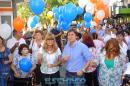 Suelta de globos por el Da del Autismo