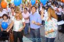 Suelta de globos por el Da del Autismo