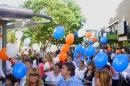 Suelta de globos por el Da del Autismo