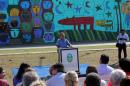 Inauguracin del Mural colectivo de la Sarmiento