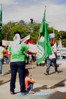 Estatales protestaron frente a Casa de Gobierno