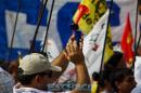 Estatales protestaron frente a Casa de Gobierno