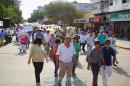 Estatales protestaron frente a Casa de Gobierno