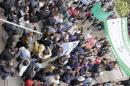 Marcha del da despus de la represin de la Plaza