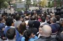 Marcha del da despus de la represin de la Plaza