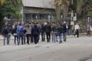 Marcha del da despus de la represin de la Plaza