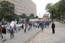 Marcha del da despus de la represin de la Plaza