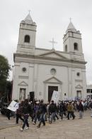 Marcha del da despus de la represin de la Plaza