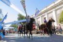 Honores al 198 Aniversario de la Independencia Argentina