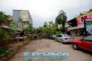 Cola del tornado en Resistencia