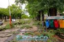 Cola del tornado en Resistencia