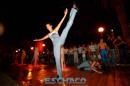 Fuentes de aguas danzantes en la Plaza 25 de Mayo