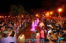 Fuentes de aguas danzantes en la Plaza 25 de Mayo