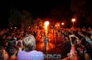 Fuentes de aguas danzantes en la Plaza 25 de Mayo