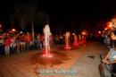 Fuentes de aguas danzantes en la Plaza 25 de Mayo