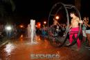 Fuentes de aguas danzantes en la Plaza 25 de Mayo