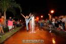 Fuentes de aguas danzantes en la Plaza 25 de Mayo