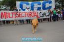 Movimientos Sociales protestan frente a Casa de Gobierno