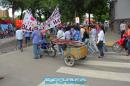 Movimientos Sociales protestan frente a Casa de Gobierno