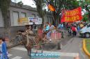 Movimientos Sociales protestan frente a Casa de Gobierno