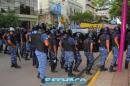 Movimientos Sociales protestan frente a Casa de Gobierno