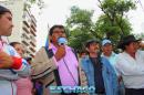 Movimientos Sociales protestan frente a Casa de Gobierno