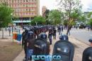 Movimientos Sociales protestan frente a Casa de Gobierno