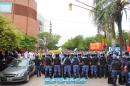 Movimientos Sociales protestan frente a Casa de Gobierno