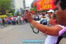 Movimientos Sociales protestan frente a Casa de Gobierno