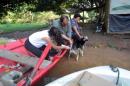 Inundaciones: Rescate animal y asistencia a familias evacuadas