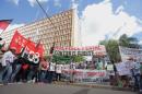 Marcha de estatales en el primer paro nacional a Macri