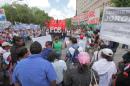 Marcha de estatales en el primer paro nacional a Macri