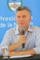 Conferencia del Presidente Macri en Senz Pea