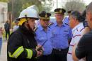 Simulacro de incendio en las Torres Copervi