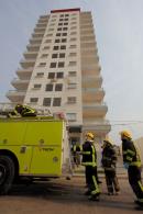 Simulacro de incendio en las Torres Copervi