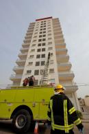 Simulacro de incendio en las Torres Copervi