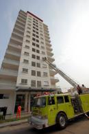 Simulacro de incendio en las Torres Copervi