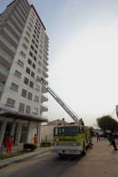 Simulacro de incendio en las Torres Copervi