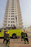 Simulacro de incendio en las Torres Copervi