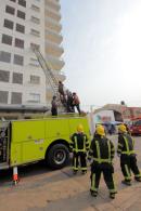 Simulacro de incendio en las Torres Copervi