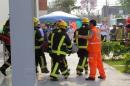 Simulacro de incendio en las Torres Copervi